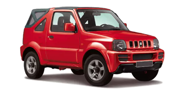 Suzuki Jimny or similar 4x4 Jeep Soft Open Top (Group F)